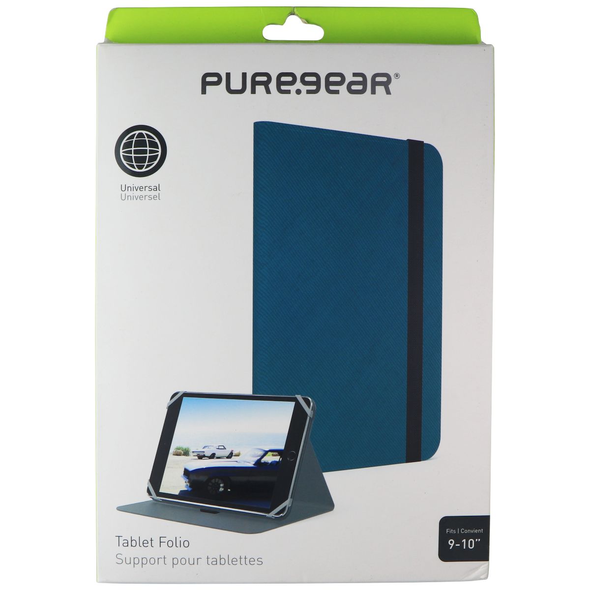 PureGear Universal Keyboard Folio Case for All 9 to 10-inch Tablets - Teal iPad/Tablet Accessories - Cases, Covers, Keyboard Folios PureGear    - Simple Cell Bulk Wholesale Pricing - USA Seller