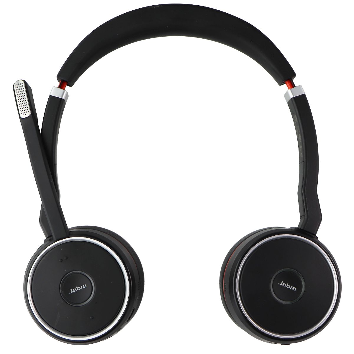 Jabra Evolve 75 MS Wireless Headset - Black/Red – Simple
