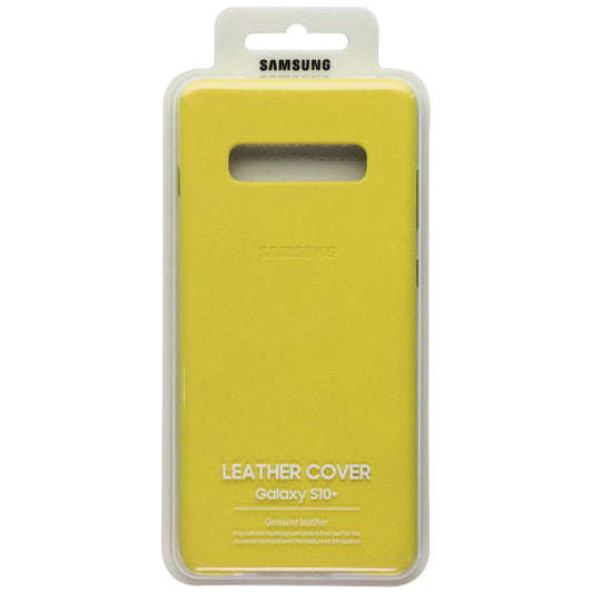 Samsung Official Leather Cover for Samsung Galaxy (S10+) - Yellow Cell Phone - Cases, Covers & Skins Samsung    - Simple Cell Bulk Wholesale Pricing - USA Seller