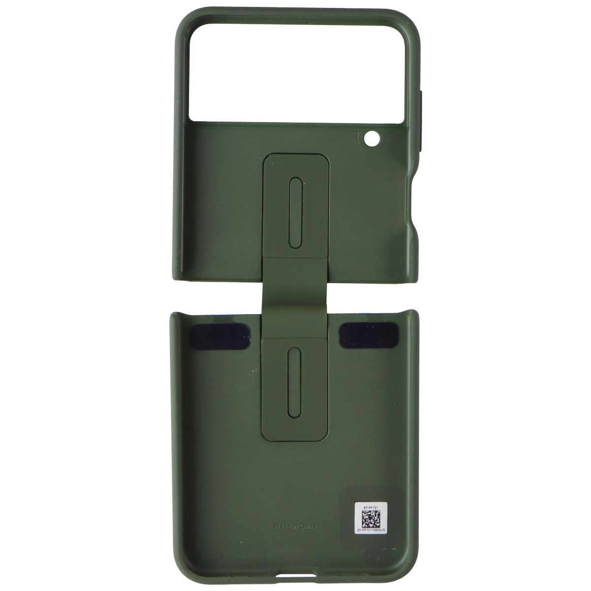 SAMSUNG Official Silicone Cover Case with Ring for Galaxy Z Flip 4 - Green Cell Phone - Cases, Covers & Skins Samsung    - Simple Cell Bulk Wholesale Pricing - USA Seller