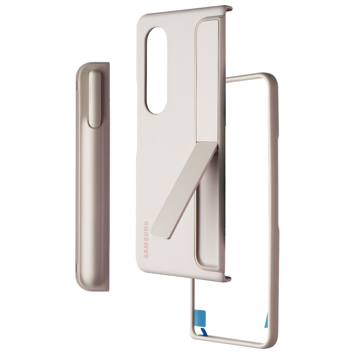 SAMSUNG Standing Cover with S Pen and S Pen Holder for Galaxy Z Fold4 - Sand Cell Phone - Cases, Covers & Skins Samsung    - Simple Cell Bulk Wholesale Pricing - USA Seller
