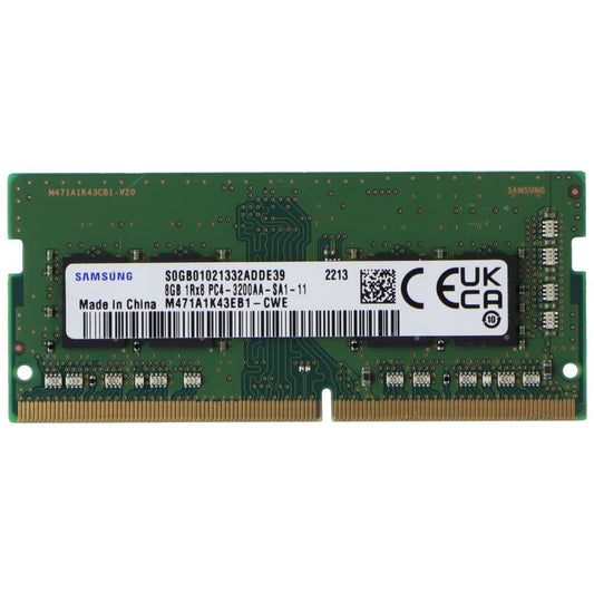 Samsung (8GB) DDR4 1Rx8 PC4-3200AA Laptop RAM Memory M471A1K43EB1-CWE Computer Parts - Memory (RAM) Samsung    - Simple Cell Bulk Wholesale Pricing - USA Seller