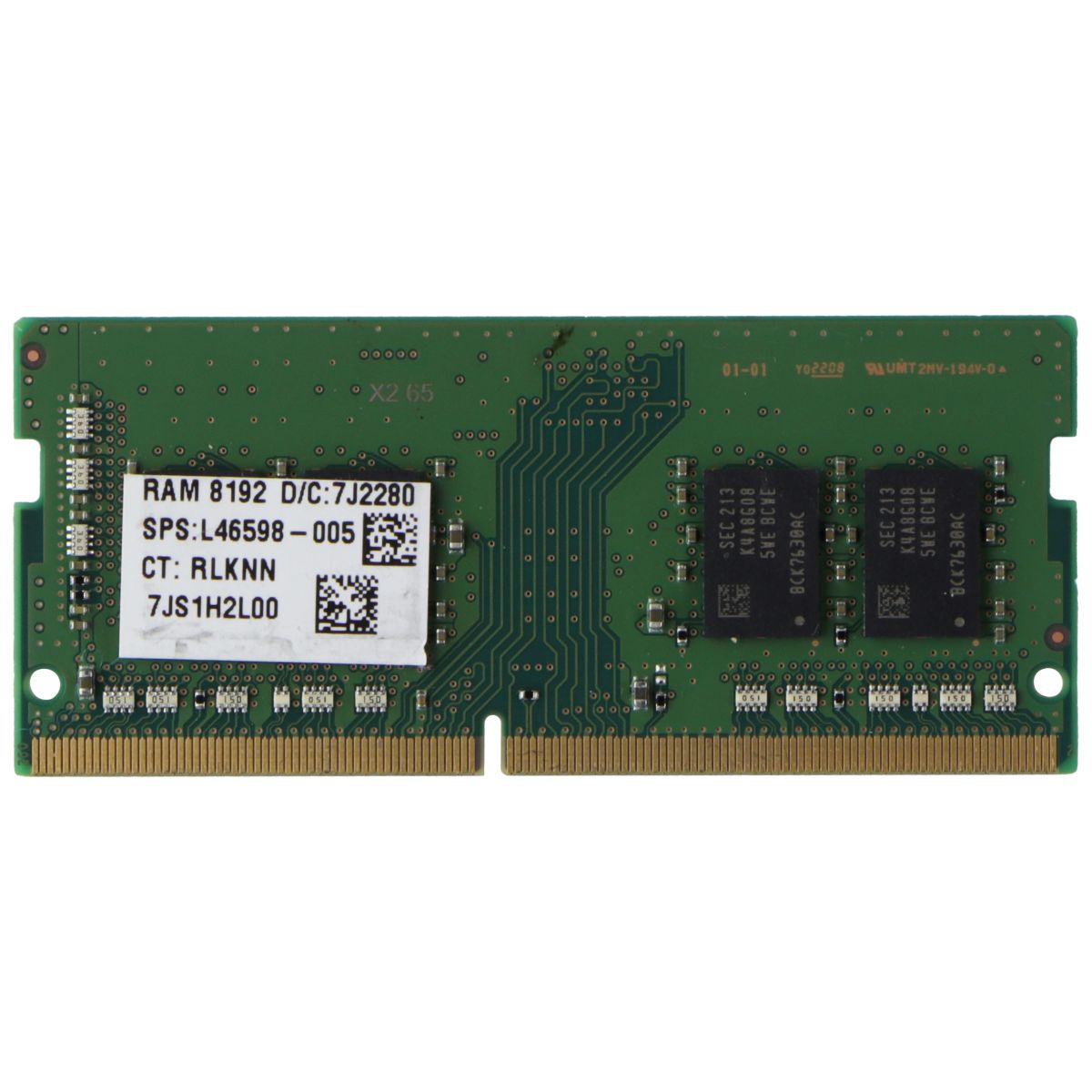 Samsung (8GB) DDR4 1Rx8 PC4-3200AA Laptop RAM Memory M471A1K43EB1-CWE Computer Parts - Memory (RAM) Samsung    - Simple Cell Bulk Wholesale Pricing - USA Seller