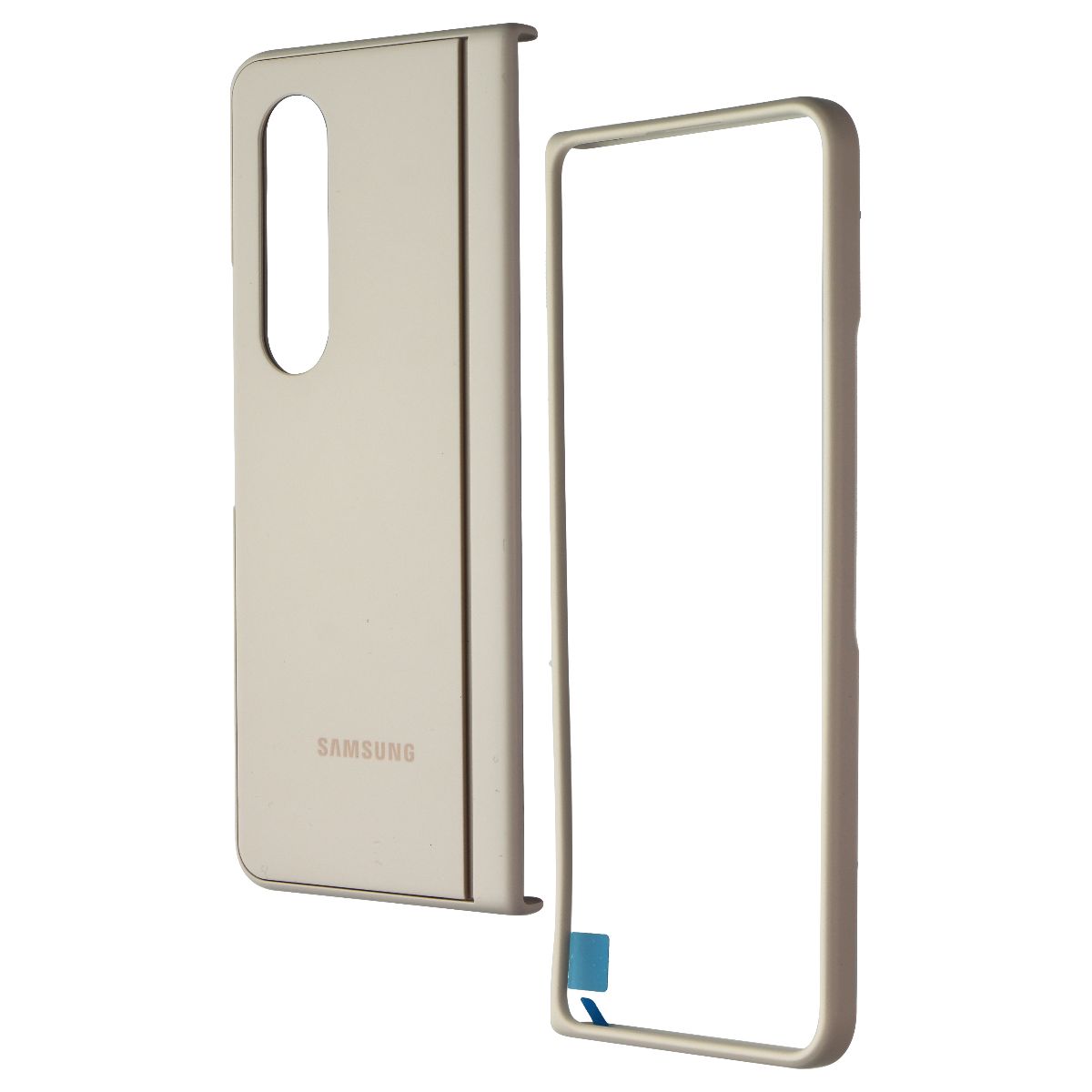 Samsung Official Slim Standing Cover for Galaxy Z Fold4 - Sand Cell Phone - Cases, Covers & Skins Samsung    - Simple Cell Bulk Wholesale Pricing - USA Seller