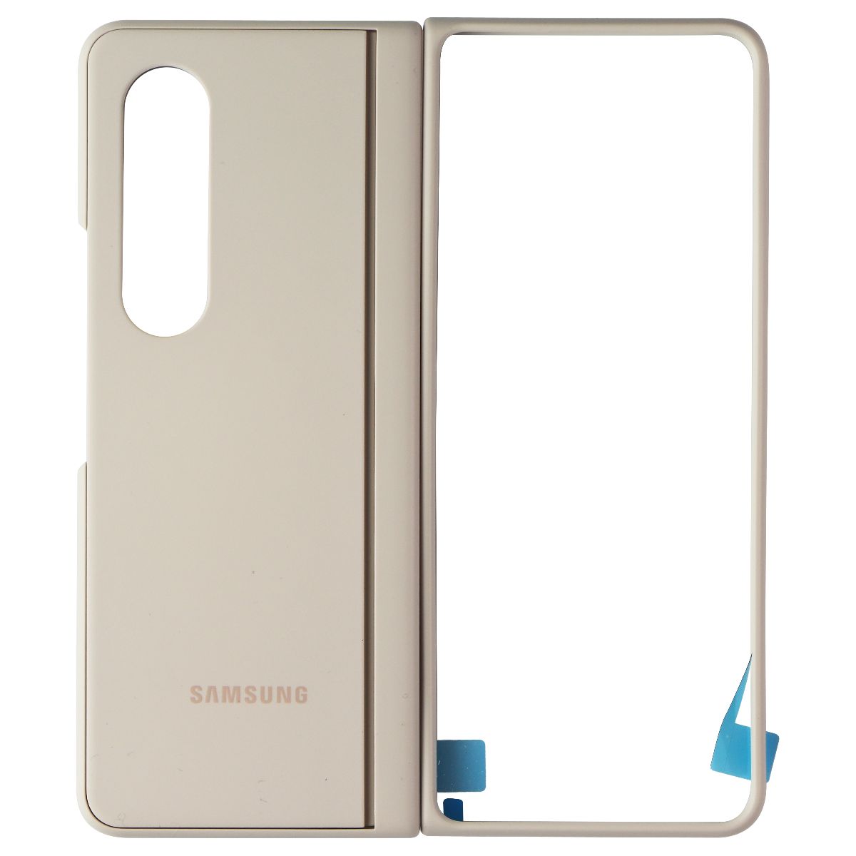 Samsung Official Slim Standing Cover for Galaxy Z Fold4 - Sand Cell Phone - Cases, Covers & Skins Samsung    - Simple Cell Bulk Wholesale Pricing - USA Seller