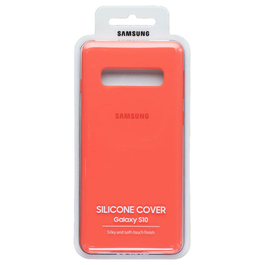 Samsung Official Silicone Cover Case for Samsung Galaxy S10 - Coral Red Cell Phone - Cases, Covers & Skins Samsung    - Simple Cell Bulk Wholesale Pricing - USA Seller