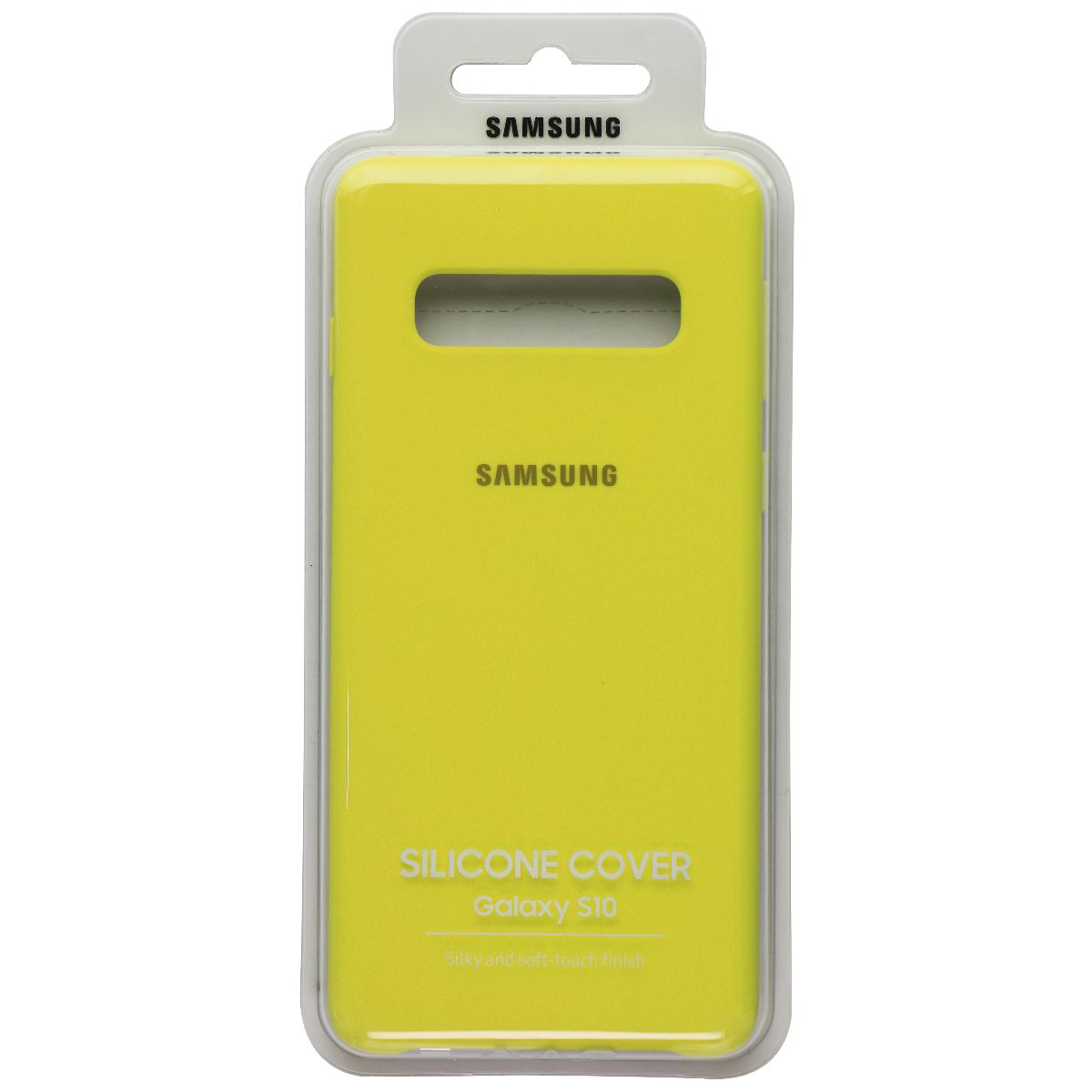 Samsung Official Silicone Case for Samsung Galaxy S10 - Yellow Cell Phone - Cases, Covers & Skins Samsung    - Simple Cell Bulk Wholesale Pricing - USA Seller