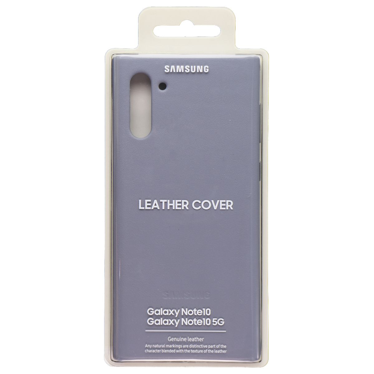 Samsung Leather Cover for Samsung Galaxy Note10 / Note10 (5G) - Silver Cell Phone - Cases, Covers & Skins Samsung    - Simple Cell Bulk Wholesale Pricing - USA Seller