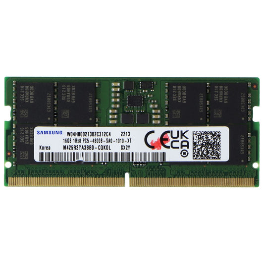Samsung DDR5 (16GB) 4800MHz SODIMM 1Rx8 PC RAM Memory (M425R2GA3BB0-CQKOL) Computer Parts - Memory (RAM) Samsung    - Simple Cell Bulk Wholesale Pricing - USA Seller