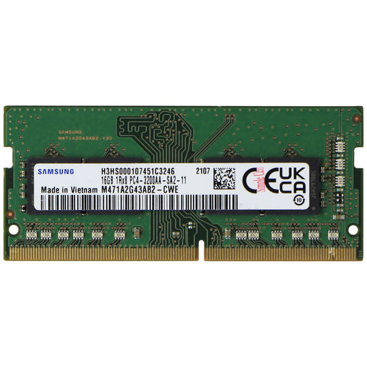 Samsung DDR4 SDRAM (16GB) 1Rx8 (M471A2G43AB2-CWE) PC4-3200AA-SA2-11 Computer Parts - Memory (RAM) Samsung    - Simple Cell Bulk Wholesale Pricing - USA Seller