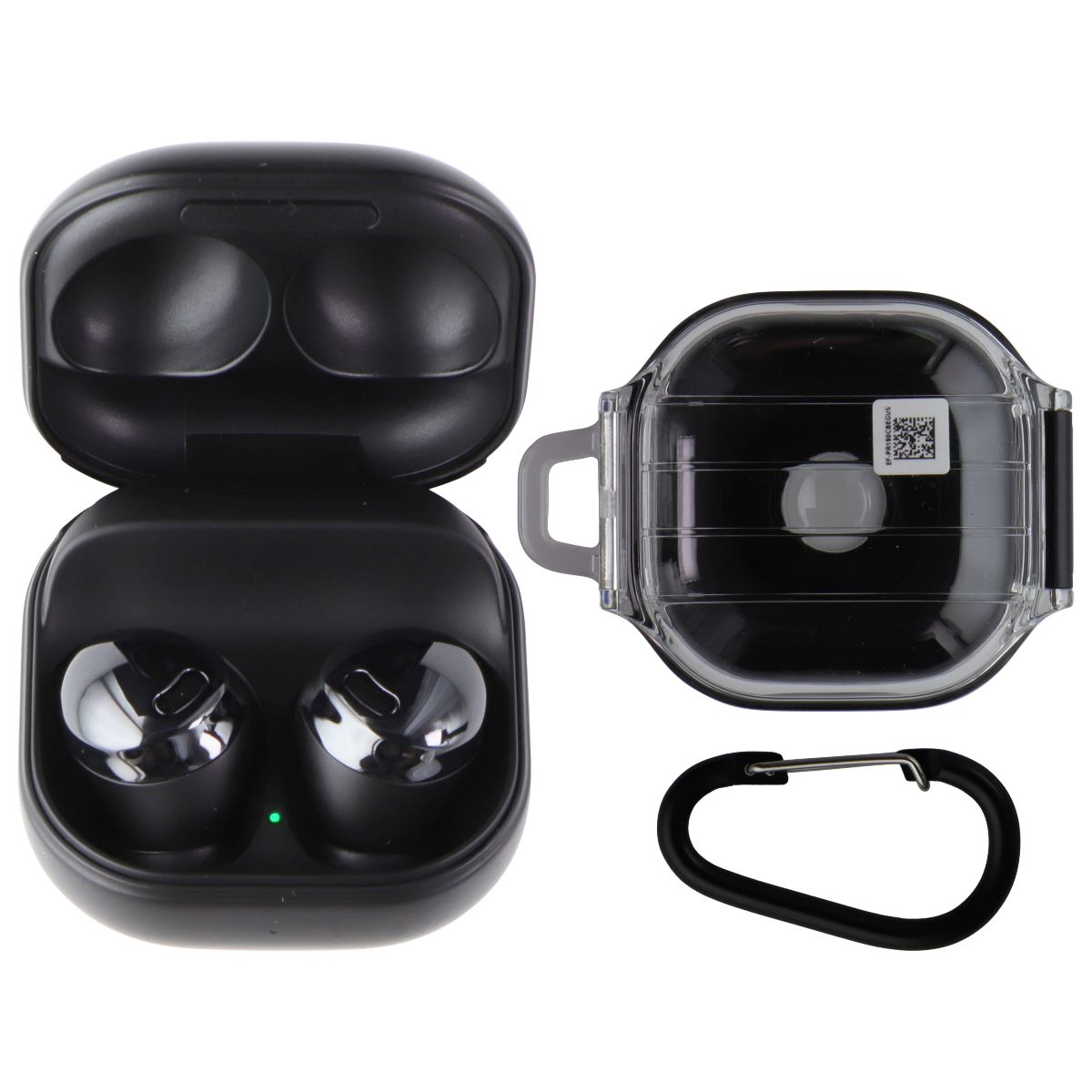 Samsung Galaxy Buds Pro + Water Resistant Cover - Graphite (SM-R190) Portable Audio - Headphones Samsung    - Simple Cell Bulk Wholesale Pricing - USA Seller