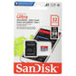 SanDisk Ultra microSDHC UHS-1 Card and Adapter (32GB) Class 10 A1 Digital Camera - Memory Cards SanDisk    - Simple Cell Bulk Wholesale Pricing - USA Seller