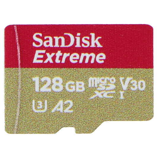 SanDisk (128GB) Extreme microSDXC UHS-I Memory Card with Adapter 4K UHD Digital Camera - Memory Cards SanDisk    - Simple Cell Bulk Wholesale Pricing - USA Seller