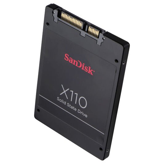 SanDisk SSD X110 2.5in (128GB) SATA III Solid State Drive SD6SB1M-128G-1006 Digital Storage - Solid State Drives SanDisk    - Simple Cell Bulk Wholesale Pricing - USA Seller