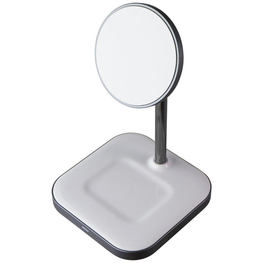 Satechi 2-in-1 Magnetic Wireless Charging Stand for iOS Products - White Cell Phone - Chargers & Cradles SATECHI    - Simple Cell Bulk Wholesale Pricing - USA Seller