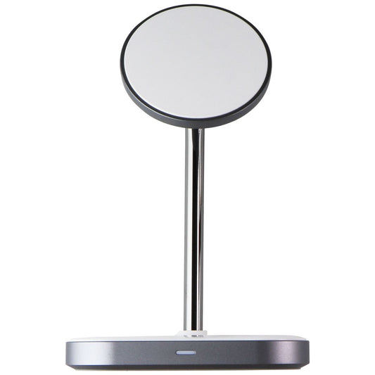 Satechi 2-in-1 Magnetic Wireless Charging Stand for iOS Products - White Cell Phone - Chargers & Cradles SATECHI    - Simple Cell Bulk Wholesale Pricing - USA Seller