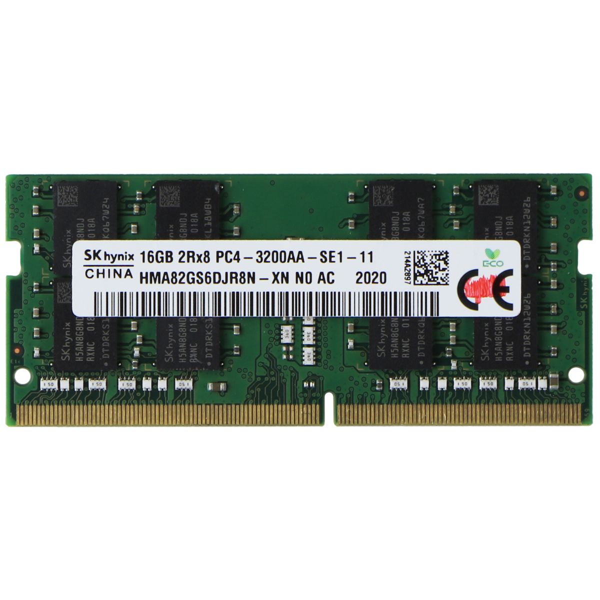 SK Hynix 16GB RAM Memory DDR4 3200MHz (Model: HMA82GS6DJR8N-VK) Computer Parts - Memory (RAM) SK Hynix    - Simple Cell Bulk Wholesale Pricing - USA Seller