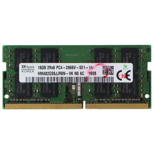SK Hynix DDR4 (16GB) 2Rx8 PC4-2666V PC RAM Memory (HMA82GS6JJR8N-VK) Computer Parts - Memory (RAM) SK Hynix    - Simple Cell Bulk Wholesale Pricing - USA Seller