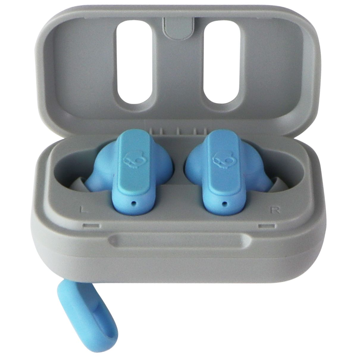 Skullcandy Dime 2 True Wireless In-Ear Earbuds - Light Gray/Blue (Y22-S2DBW) Portable Audio - Headphones Skullcandy    - Simple Cell Bulk Wholesale Pricing - USA Seller