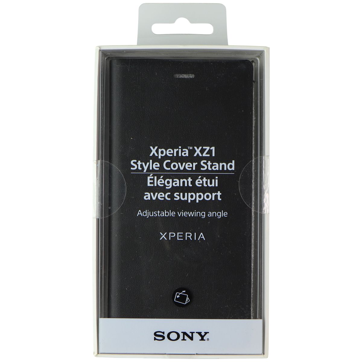 Sony Official Style Cover Stand Case for Sony Xperia XZ1 - Black Cell Phone - Cases, Covers & Skins Sony    - Simple Cell Bulk Wholesale Pricing - USA Seller
