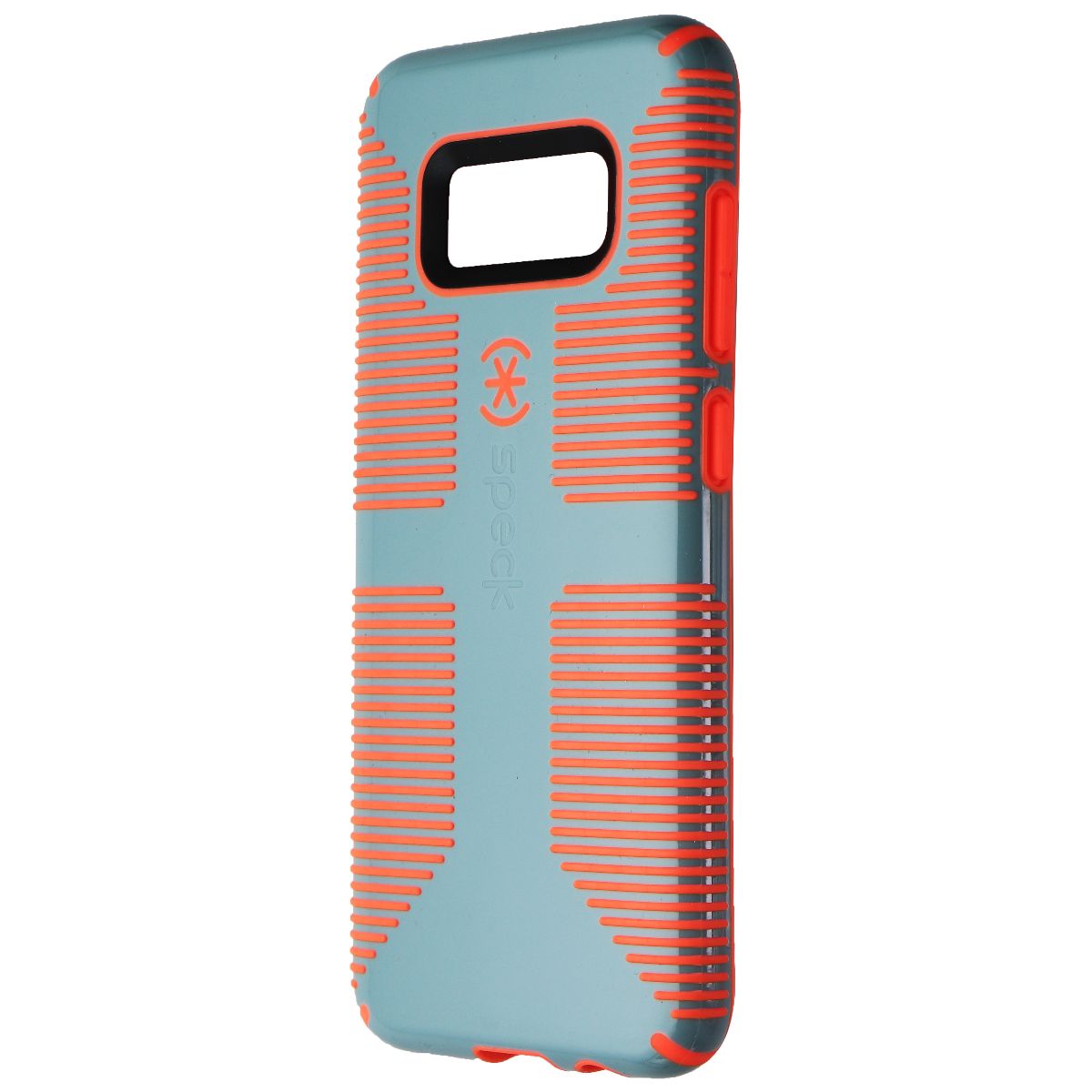 Speck CandyShell Grip Series Case for Samsung Galaxy S8 - Gray/Warning Orange Cell Phone - Cases, Covers & Skins Speck    - Simple Cell Bulk Wholesale Pricing - USA Seller