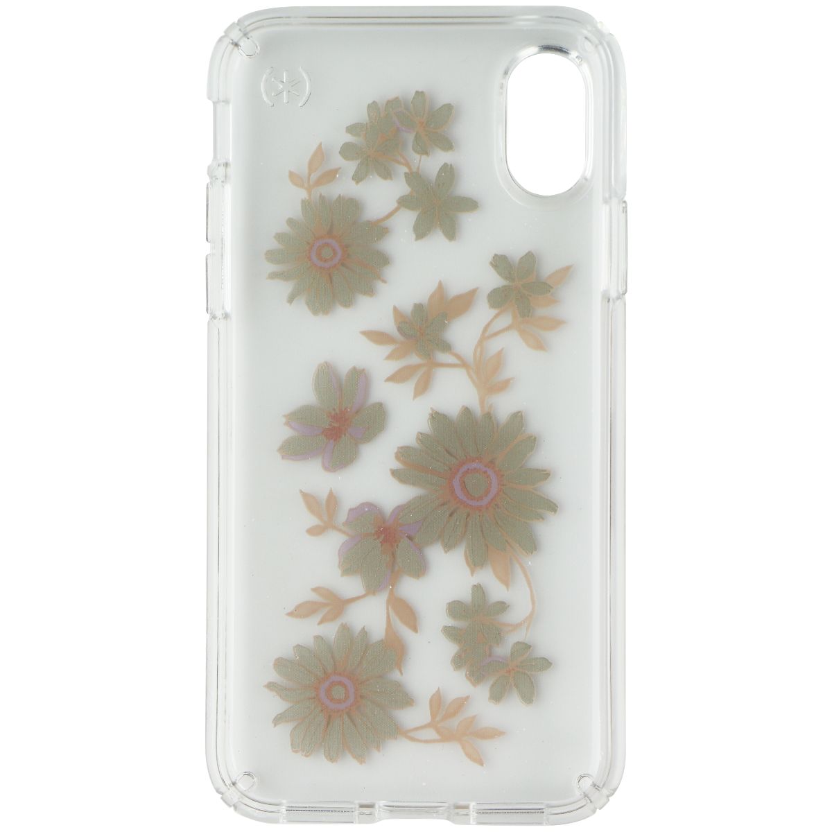 Speck Presidio Clear+Print Case for Apple iPhone Xs/X - Clear/Flowers Cell Phone - Cases, Covers & Skins Speck    - Simple Cell Bulk Wholesale Pricing - USA Seller