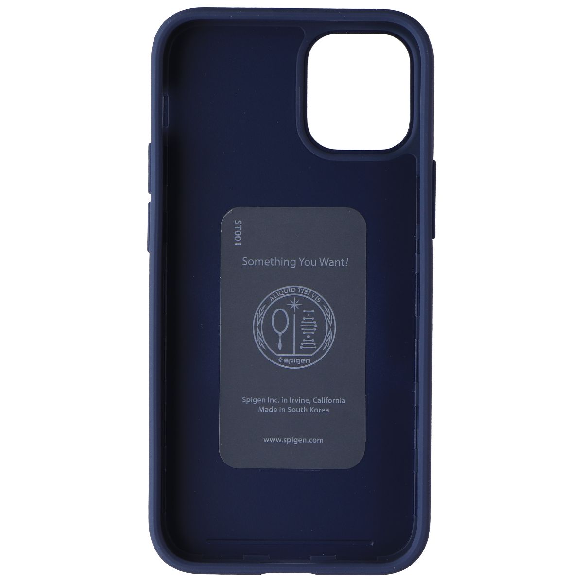 Spigen Thin Fit Series Case for Apple iPhone 12 mini - Deep Blue Cell Phone - Cases, Covers & Skins Spigen    - Simple Cell Bulk Wholesale Pricing - USA Seller