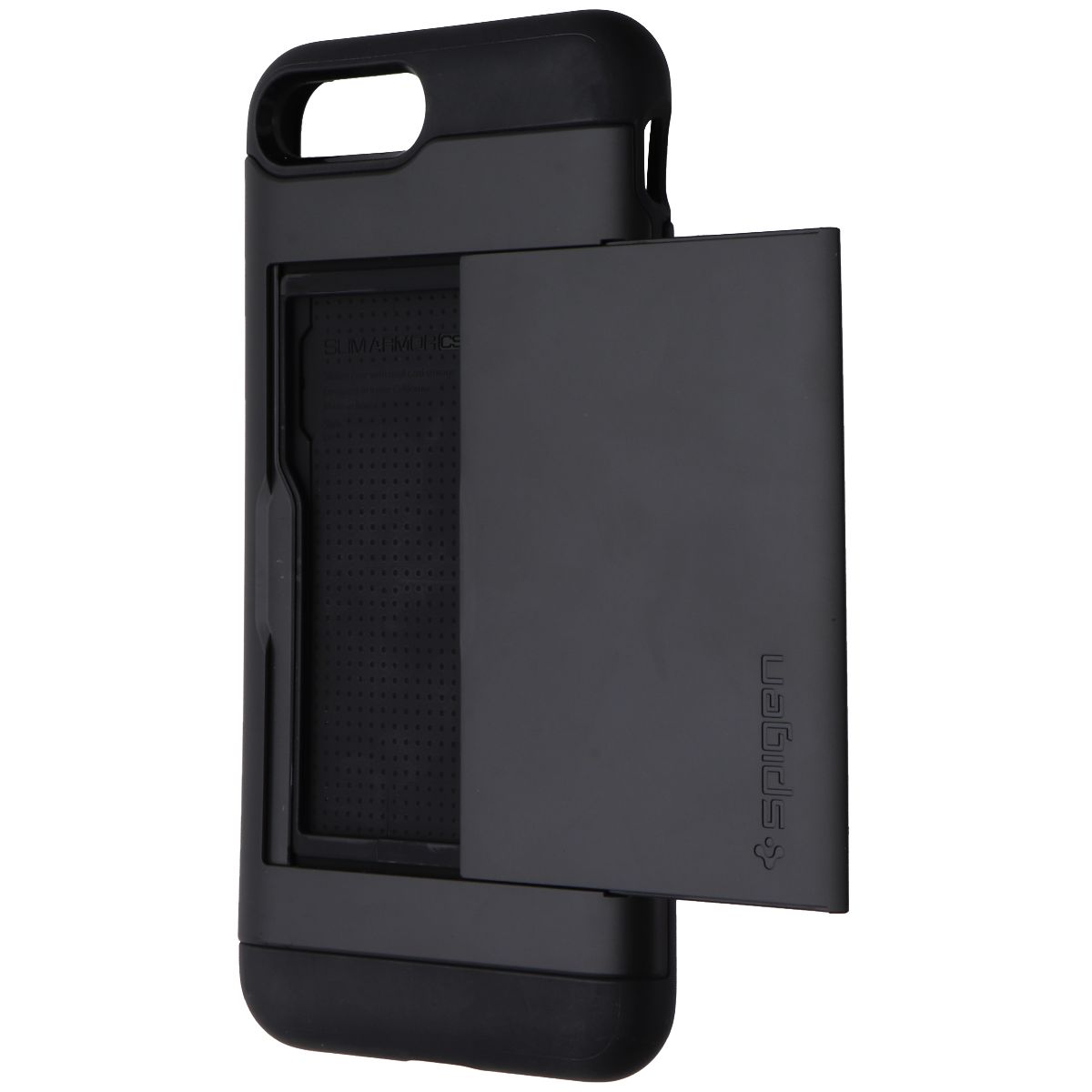 Spigen Slim Armor CS Series Case for Apple iPhone 8+ / 7+ PLUS - Black Cell Phone - Cases, Covers & Skins Spigen    - Simple Cell Bulk Wholesale Pricing - USA Seller