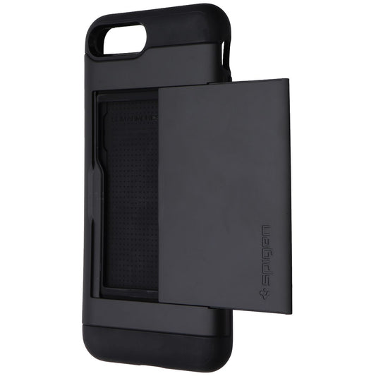Spigen Slim Armor CS Series Case for Apple iPhone 8+ / 7+ PLUS - Black Cell Phone - Cases, Covers & Skins Spigen    - Simple Cell Bulk Wholesale Pricing - USA Seller