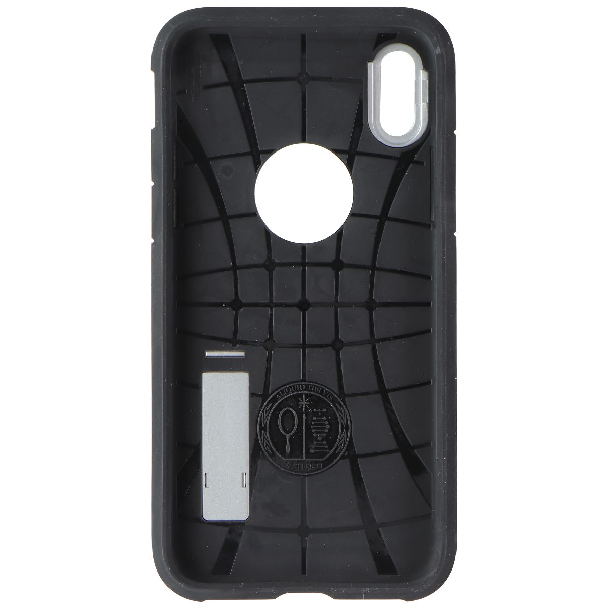 Spigen Tough Armor Case for Apple iPhone Xs/X - Satin Silver/Black Cell Phone - Cases, Covers & Skins Spigen    - Simple Cell Bulk Wholesale Pricing - USA Seller
