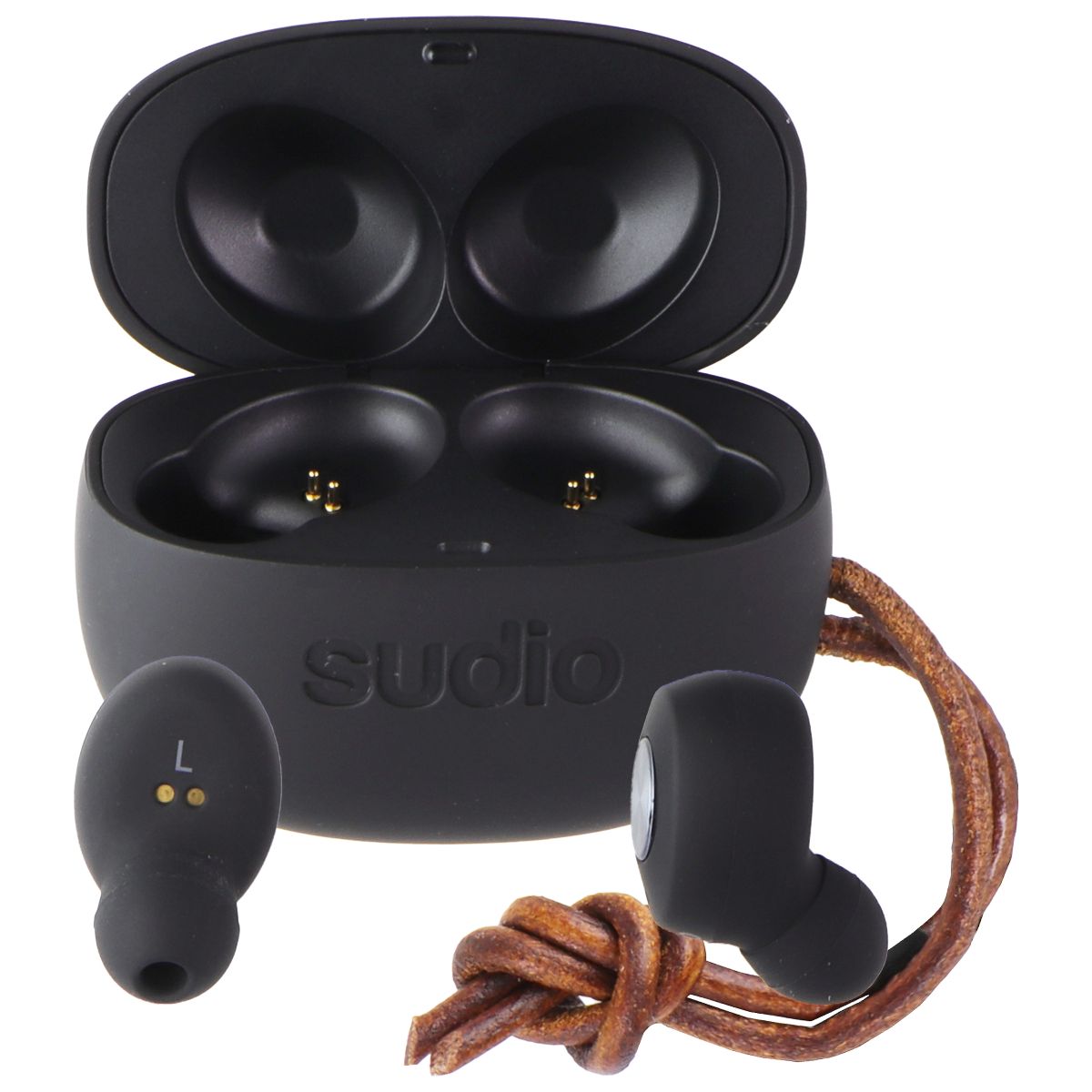 Sudio Tolv True Wireless in-Ear Auto Pairing Bluetooth Earbuds - Black (TLVBLK) Cell Phone - Headsets Sudio    - Simple Cell Bulk Wholesale Pricing - USA Seller