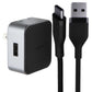 Ubiolabs Universal Portable Charger Kit with USB-C and Lightning Inputs - Black Cell Phone - Chargers & Cradles ubiolabs    - Simple Cell Bulk Wholesale Pricing - USA Seller