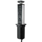 Pop Up Outlet Socket Recessed Retractable Power Strip Station - Black/Silver Home Improvement - Other Home Improvement Unbranded    - Simple Cell Bulk Wholesale Pricing - USA Seller