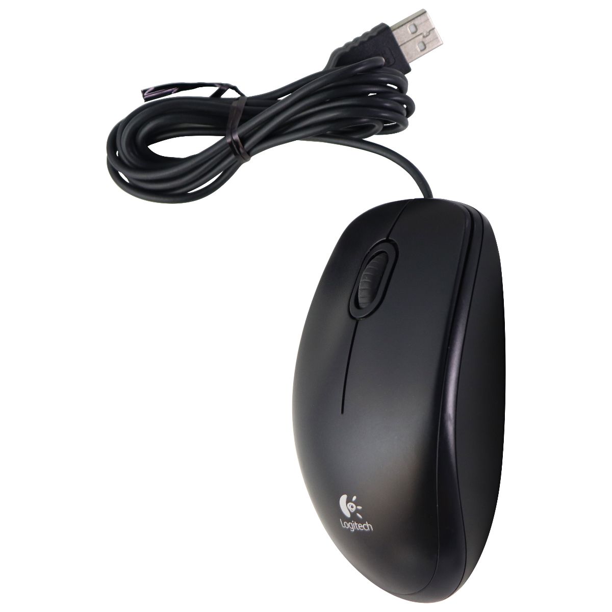 Logitech MB100 Wired USB Optical Mouse for Windows PC & More - Black (M-U0026) Keyboards/Mice - Mice, Trackballs & Touchpads Logitech    - Simple Cell Bulk Wholesale Pricing - USA Seller