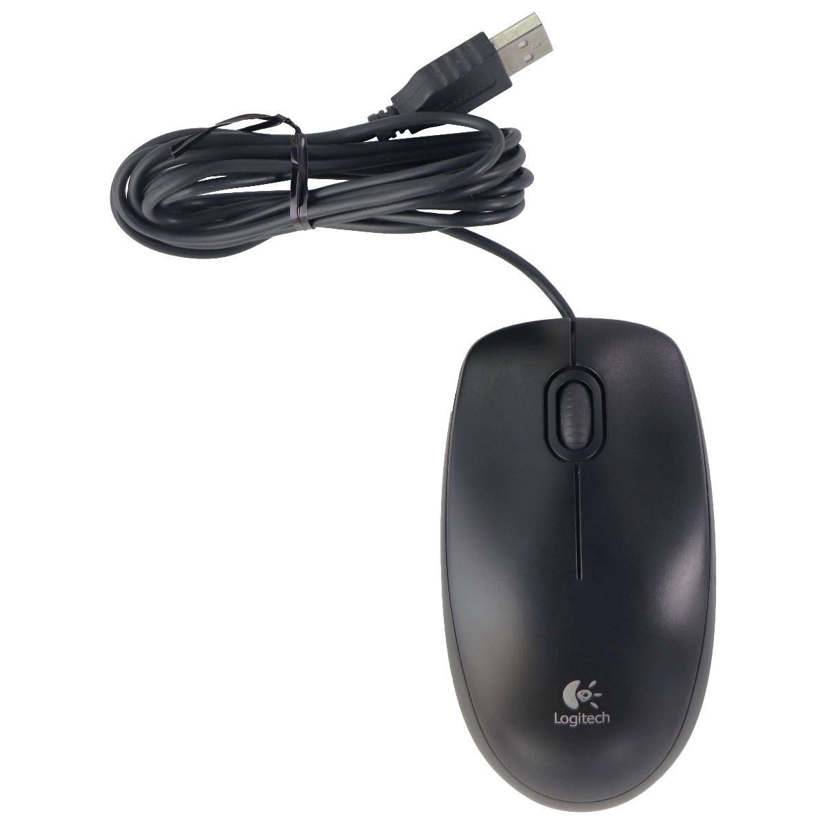 Logitech MB100 Wired USB Optical Mouse for Windows PC & More - Black (M-U0026) Keyboards/Mice - Mice, Trackballs & Touchpads Logitech    - Simple Cell Bulk Wholesale Pricing - USA Seller