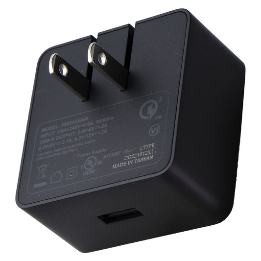 Verizon (24W) USB-A Quick Charge Wall Adapter - Black Cell Phone - Cables & Adapters Verizon    - Simple Cell Bulk Wholesale Pricing - USA Seller