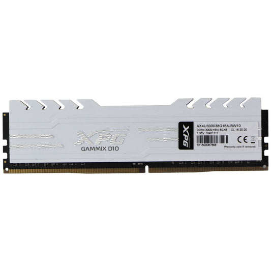 XPG Gammix D10 (8GB) DDR4 8Gx8 3000MHz Desktop RAM Memory AX4U300038G16A-BW10 Computer Parts - Memory (RAM) XPG    - Simple Cell Bulk Wholesale Pricing - USA Seller