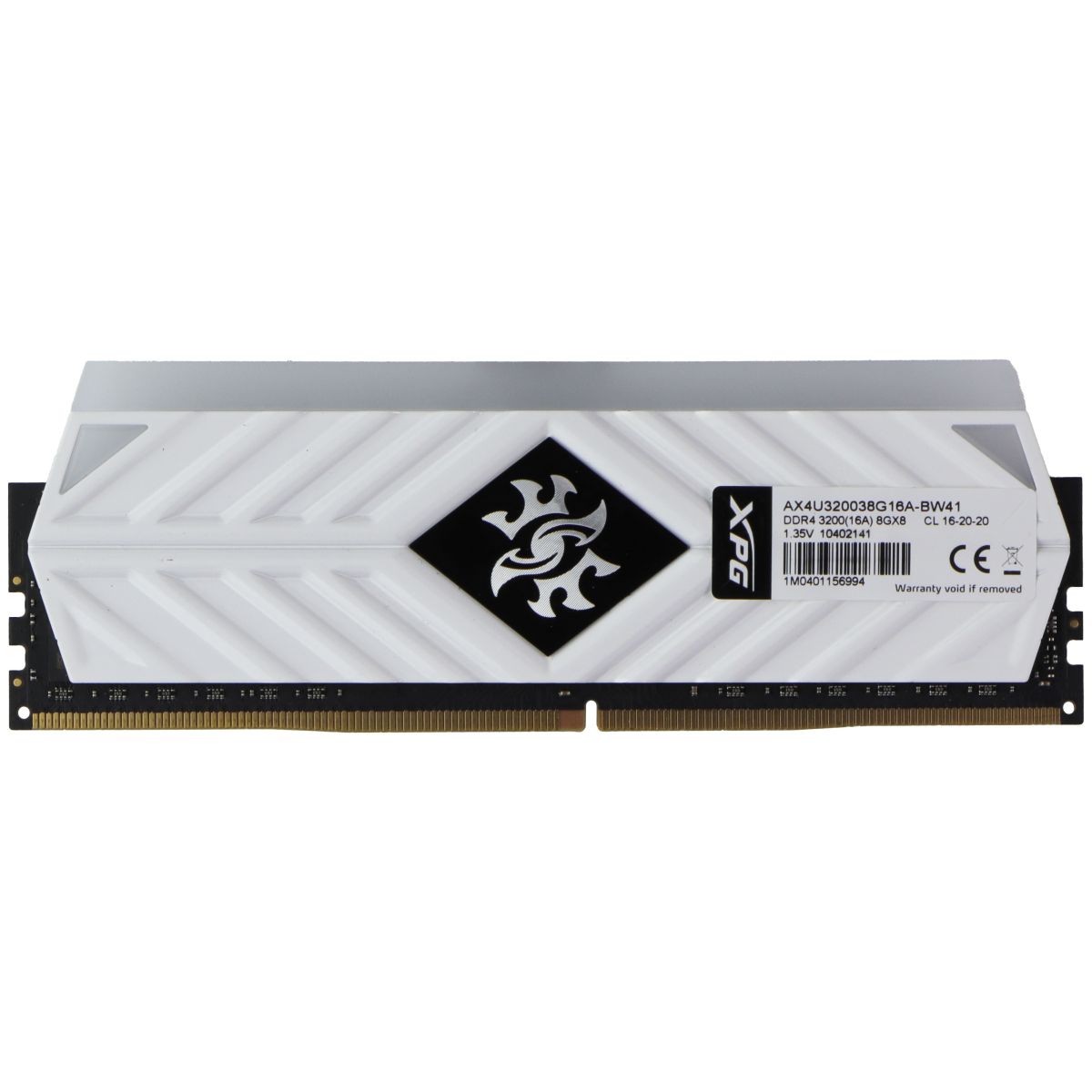 XPG Spectrix (8GB) DDR4 3200MHz CL16 Desktop RAM RGB Memory AX4U320038G16A-BW41 Computer Parts - Memory (RAM) XPG    - Simple Cell Bulk Wholesale Pricing - USA Seller