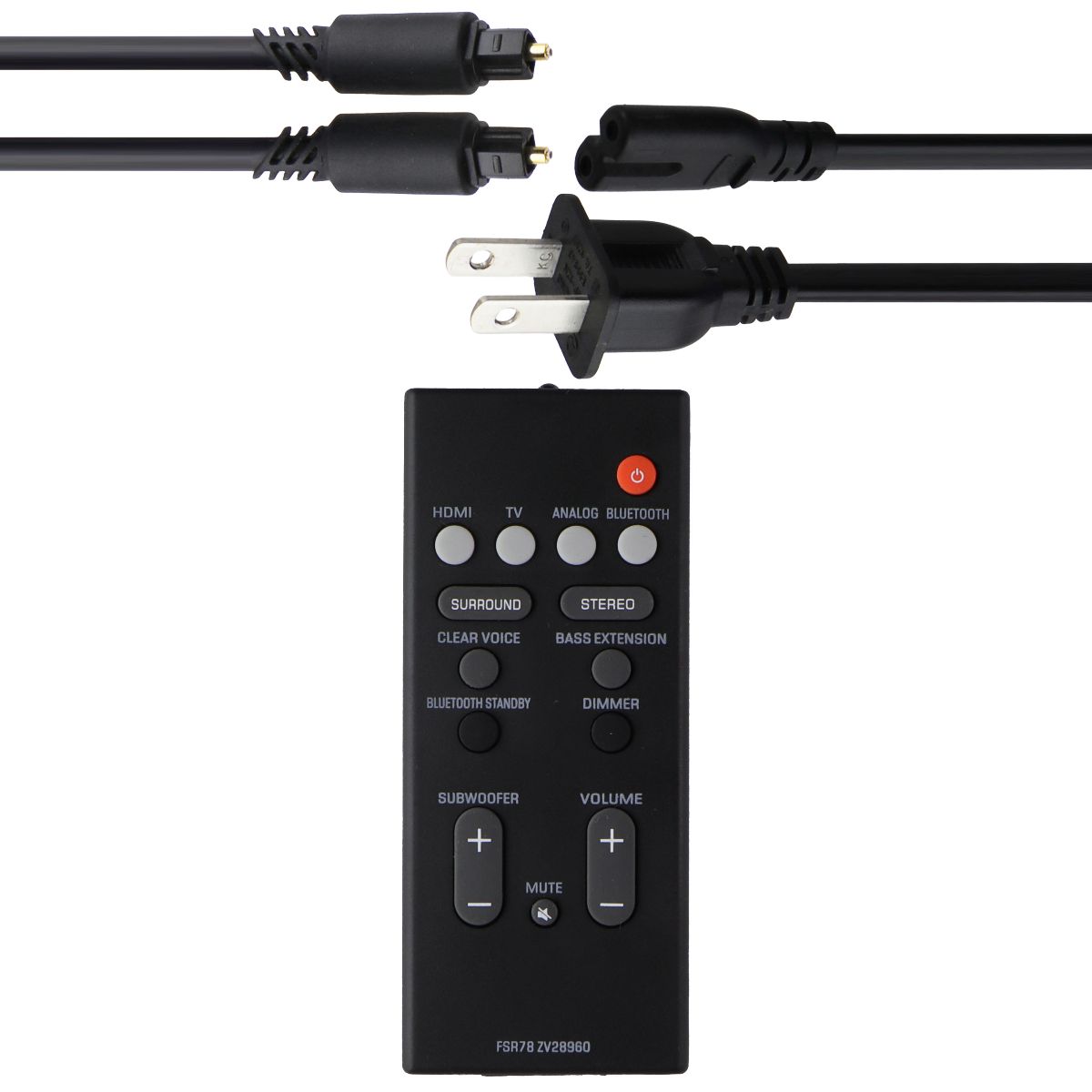 YAMAHA 35-in Bluetooth Soundbar with Dual Built-in Subwoofers - Black (ATS-1080) Home Multimedia - Home Speakers & Subwoofers Yamaha    - Simple Cell Bulk Wholesale Pricing - USA Seller