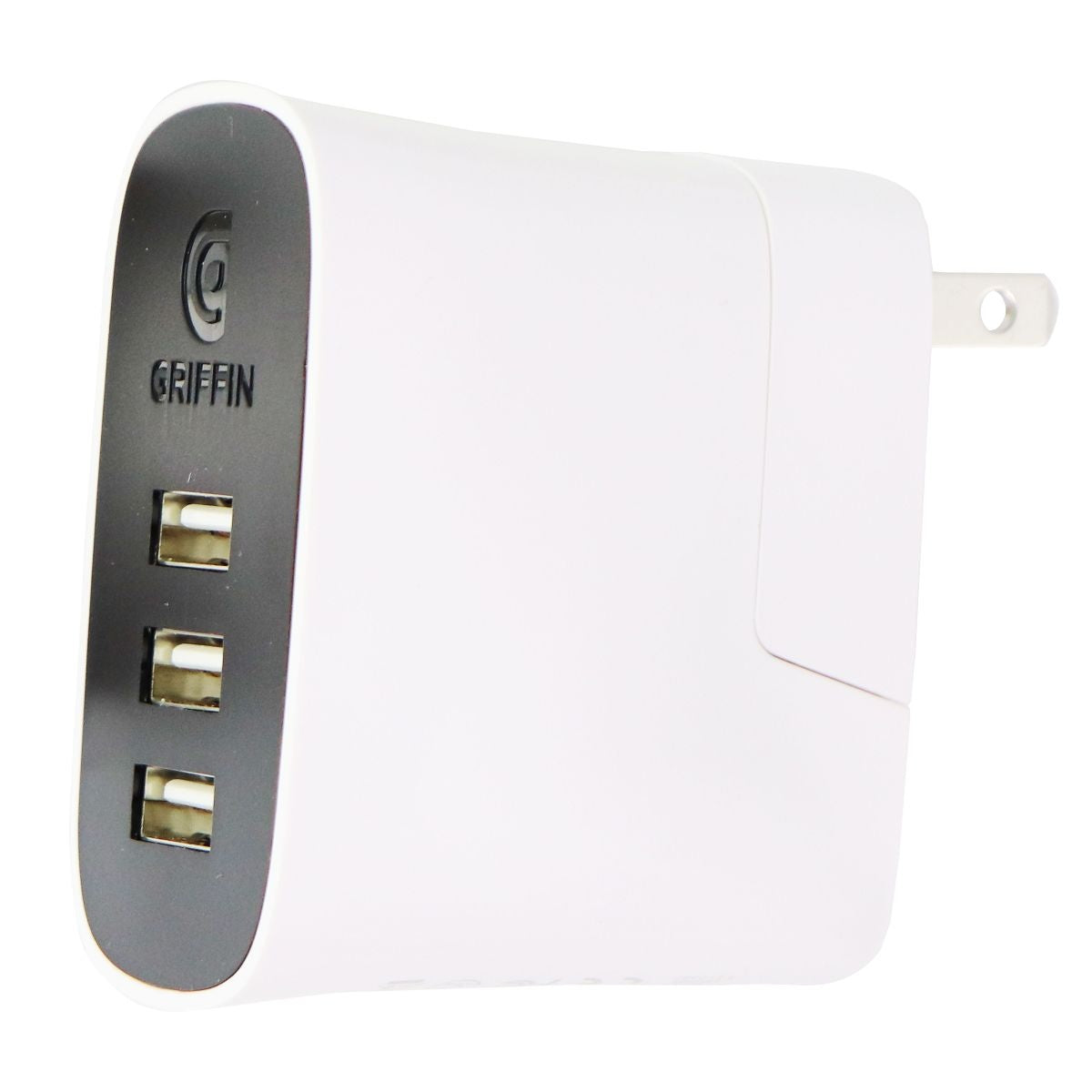 Griffin (10W/2.1A) Ultra-Powerful 3 Port USB Wall Charger - White/Black Cell Phone - Chargers & Cradles Griffin    - Simple Cell Bulk Wholesale Pricing - USA Seller
