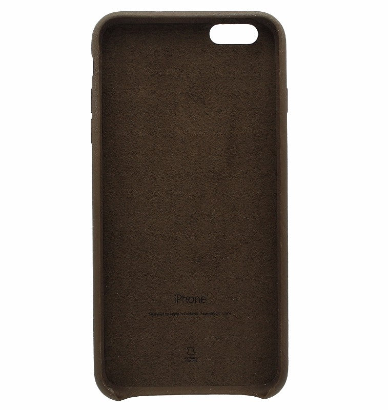 Apple iPhone 6 6s Plus Leather Case Brown *MGQR2ZM/A Cell Phone - Cases, Covers & Skins Apple    - Simple Cell Bulk Wholesale Pricing - USA Seller