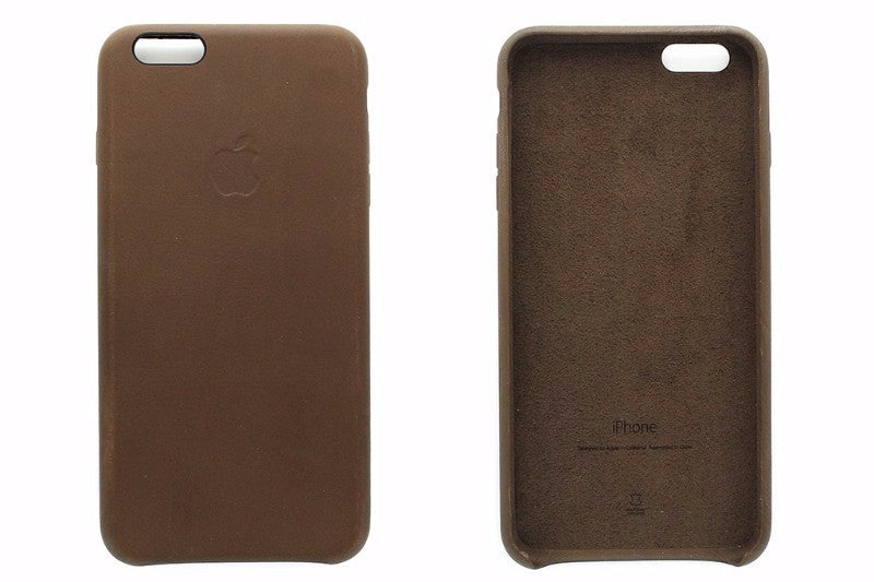 Apple iPhone 6 6s Plus Leather Case Brown *MGQR2ZM/A Cell Phone - Cases, Covers & Skins Apple    - Simple Cell Bulk Wholesale Pricing - USA Seller