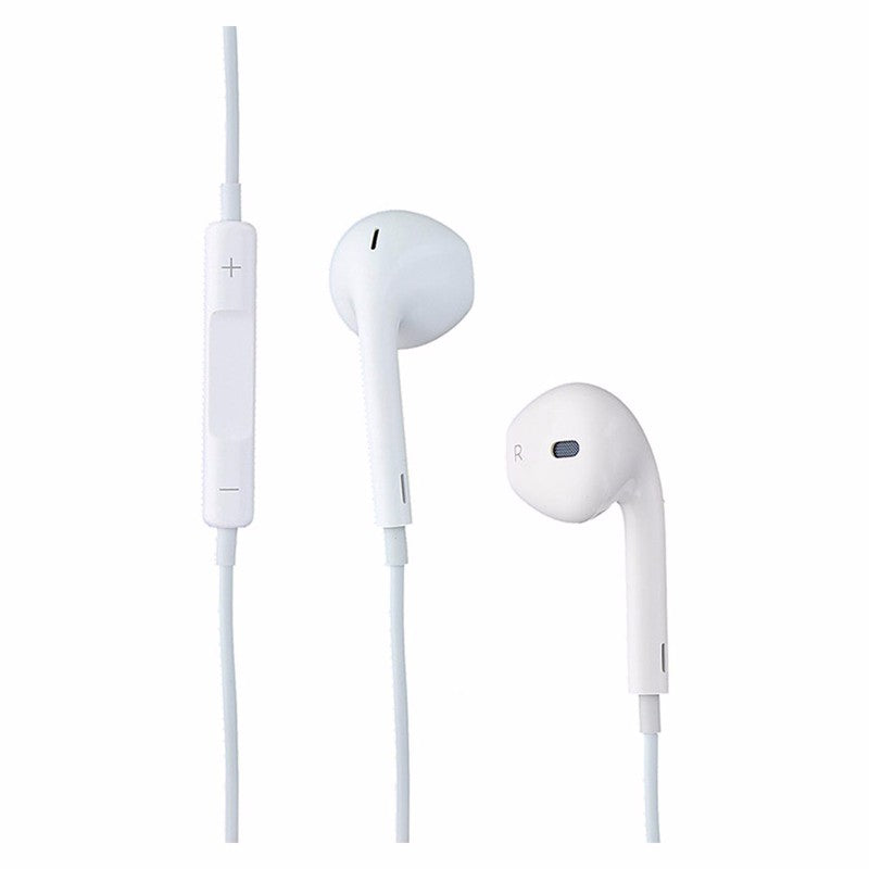 Apple Earpods Wired Headphones with 3.5mm plug - White MD827LL/A Cell Phone - Headsets Apple    - Simple Cell Bulk Wholesale Pricing - USA Seller