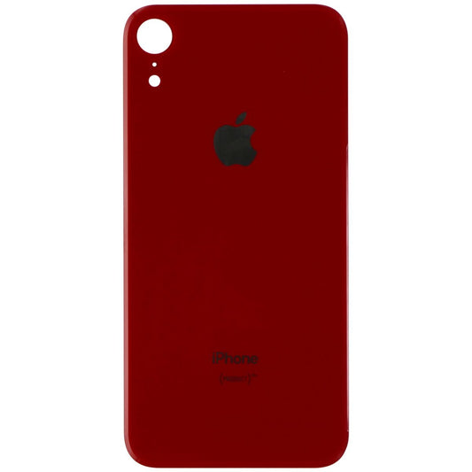 Repair Part - Back Glass Panel for Apple iPhone XR - Red with Logo Cell Phone - Replacement Parts & Tools Unbranded    - Simple Cell Bulk Wholesale Pricing - USA Seller