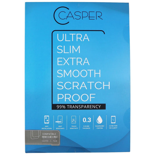 Casper Ultra Slim Glass Protector (5-Pack) for iPad 5/6/Air/Pro 9.7 - Clear Cell Phone - Screen Protectors Casper    - Simple Cell Bulk Wholesale Pricing - USA Seller