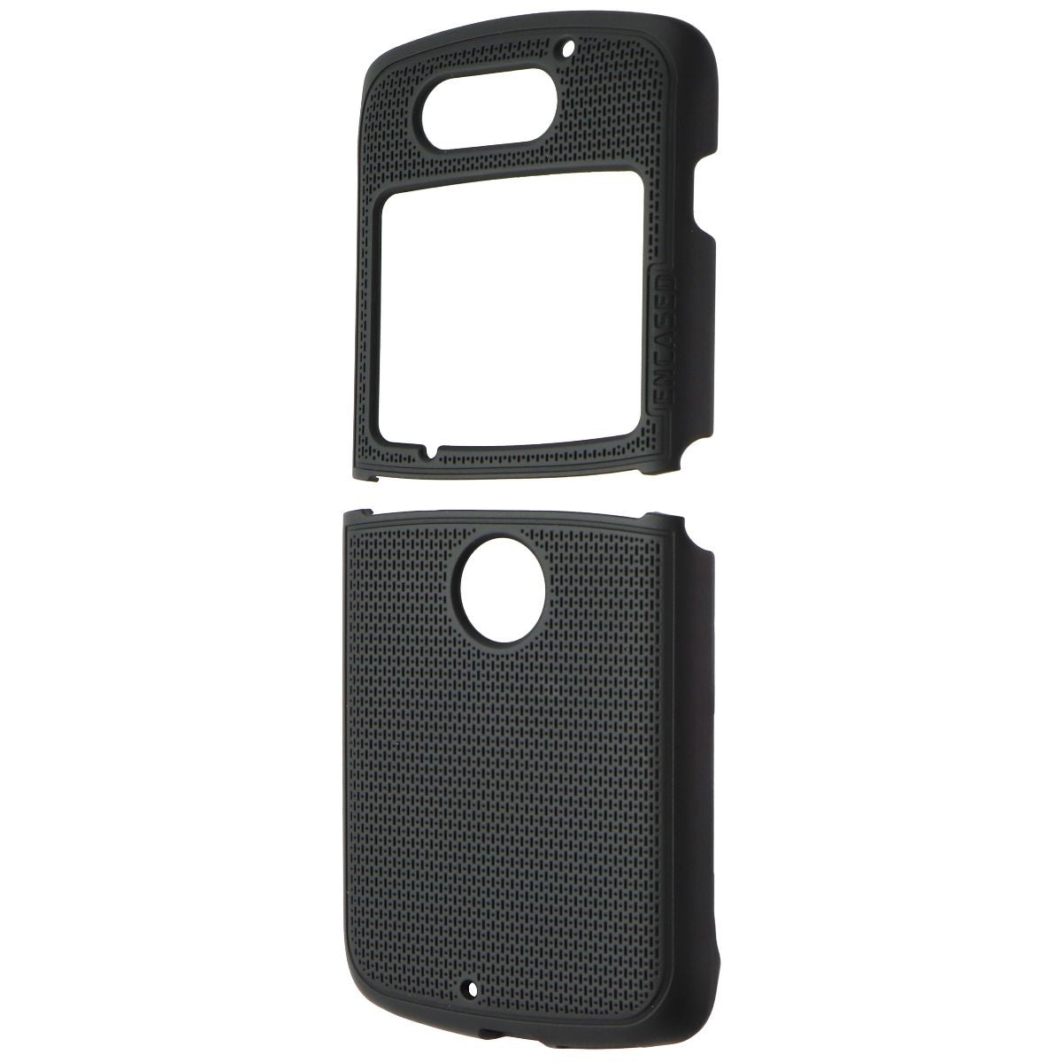 Encased 2 Piece Shell Case for Moto RAZR 5G (2020) - Black Cell Phone - Cases, Covers & Skins Encased    - Simple Cell Bulk Wholesale Pricing - USA Seller