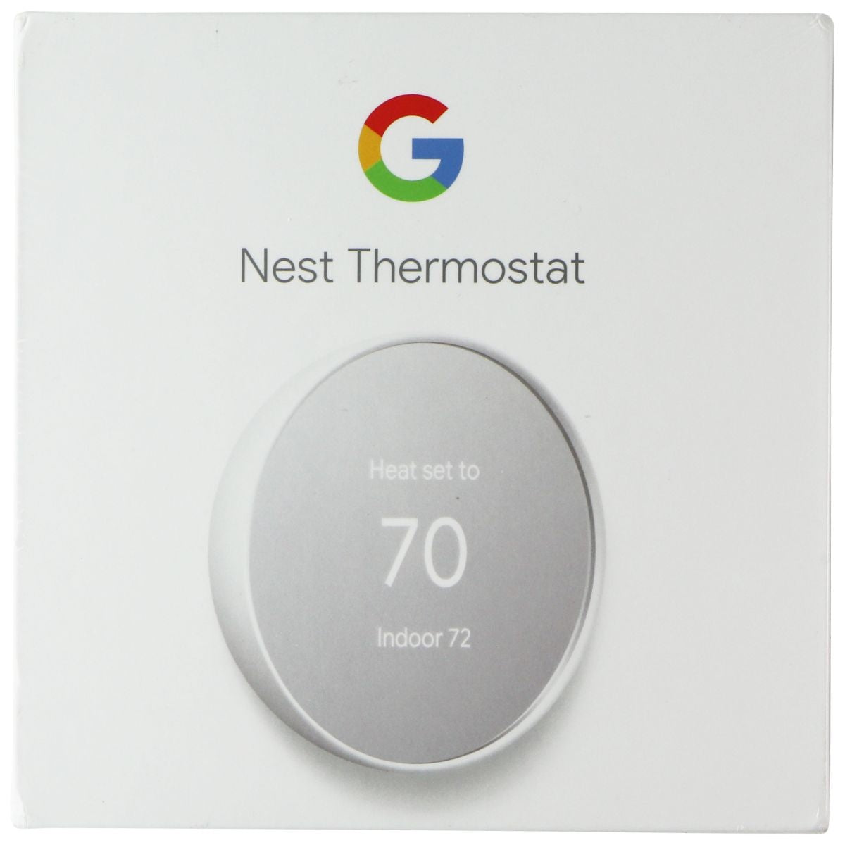 Google Nest Thermostat Smart Thermostat for Home - Snow (GA01334-US) Heating, Cooling & Air - Programmable Thermostats Google    - Simple Cell Bulk Wholesale Pricing - USA Seller