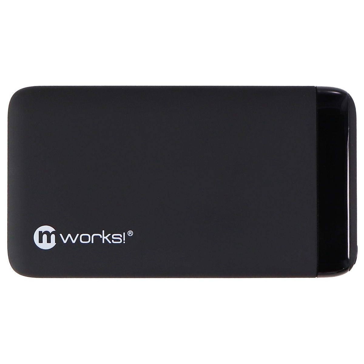 mWorks! mPOWER! 6,000mAh Portable USB and USB-C Power Bank - Black Cell Phone - Chargers & Cradles mWorks!    - Simple Cell Bulk Wholesale Pricing - USA Seller