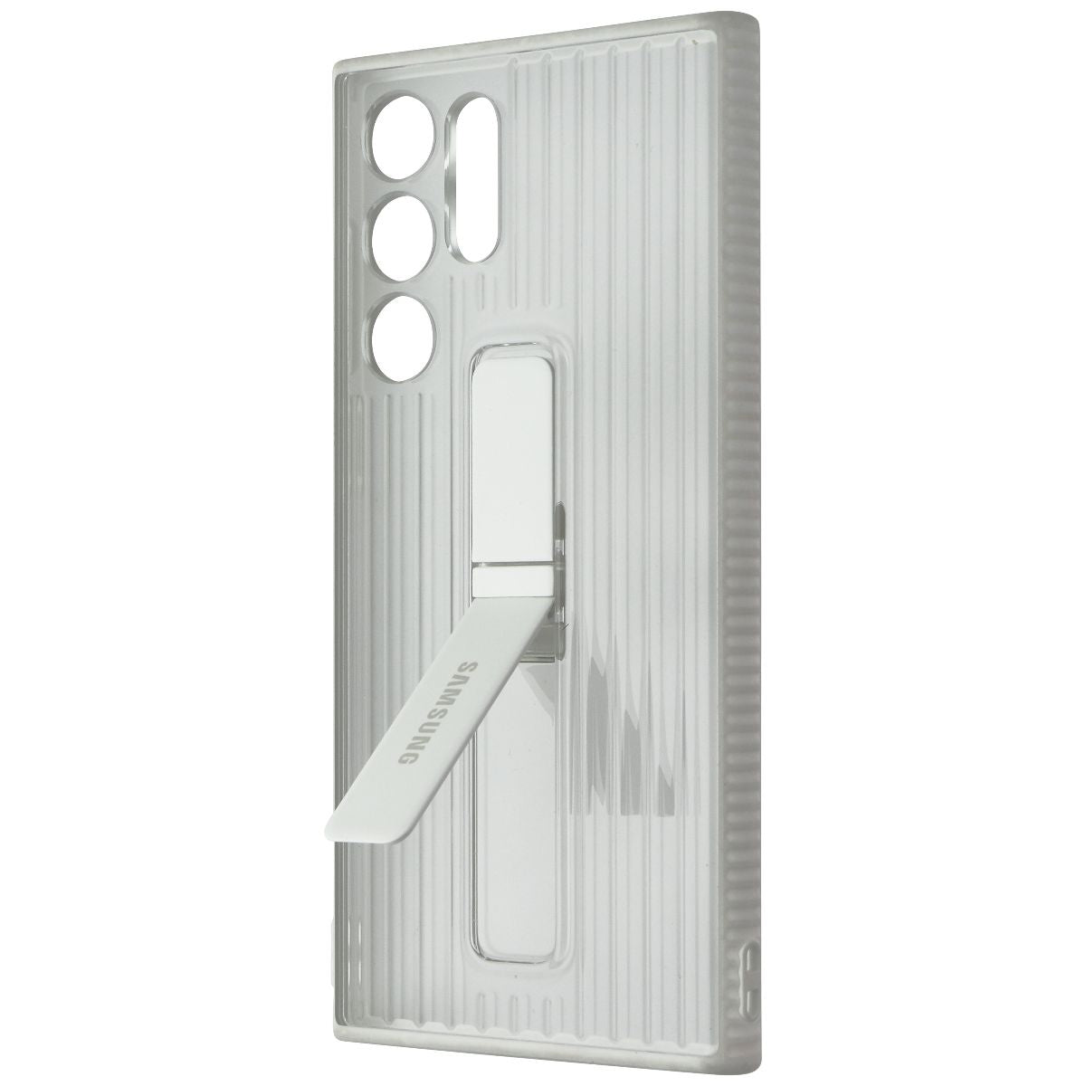 Samsung Protective Series Standing Cover for Samsung Galaxy S22 Ultra - White Cell Phone - Cases, Covers & Skins Samsung    - Simple Cell Bulk Wholesale Pricing - USA Seller