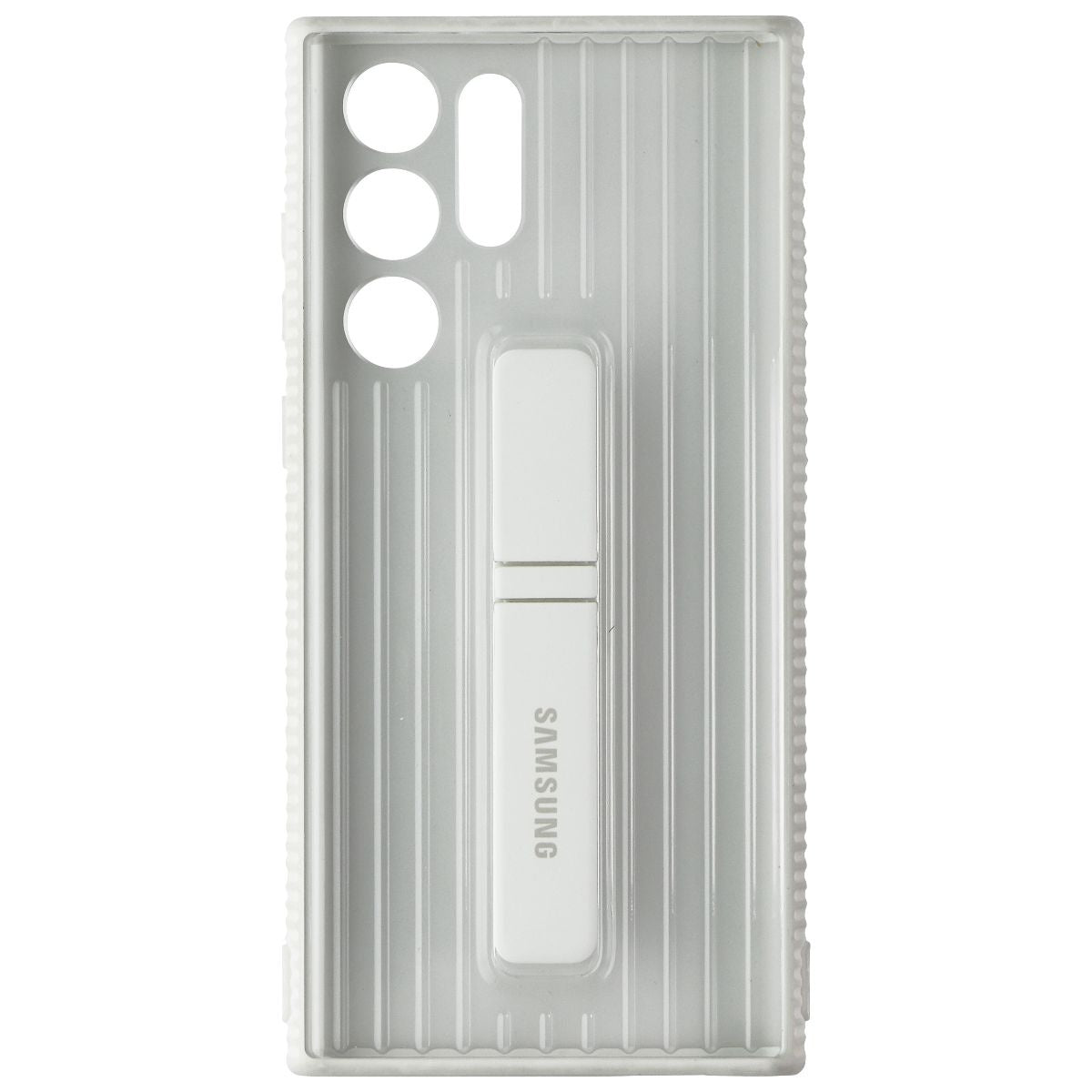 Samsung Protective Series Standing Cover for Samsung Galaxy S22 Ultra - White Cell Phone - Cases, Covers & Skins Samsung    - Simple Cell Bulk Wholesale Pricing - USA Seller